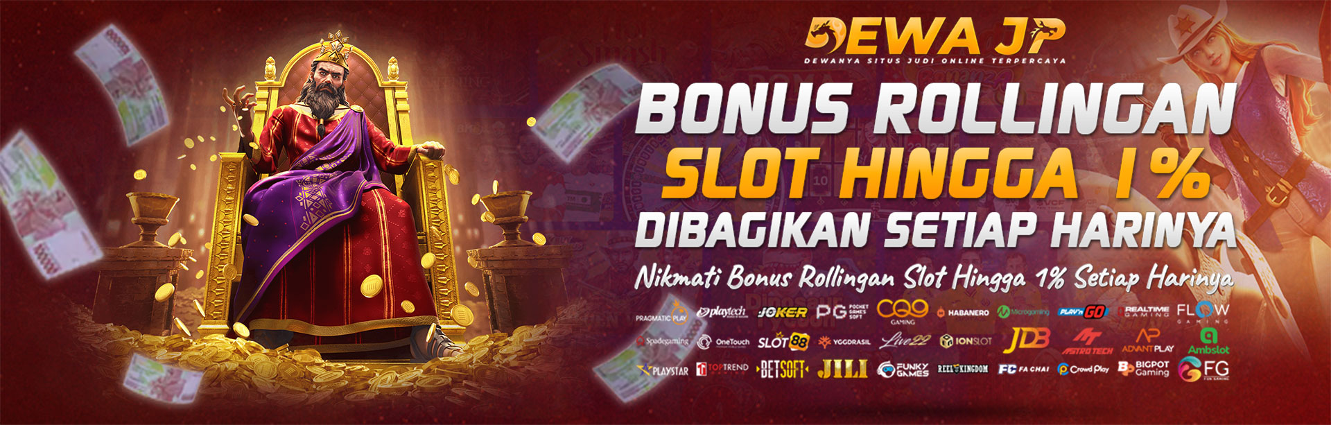 Bonus Rollingan Slot Harian Dewajp