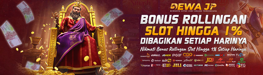 Bonus Rollingan Slot Harian Hingga 1%